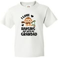 thumbnail image 3 of Inktastic Monkey I Love Hanging out with My Grandad Youth T-Shirt, 3 of 5