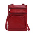 thumbnail image 1 of Bolso bandolera para mujer, bolso multibolsillos de piel auténtica, 1 of 2