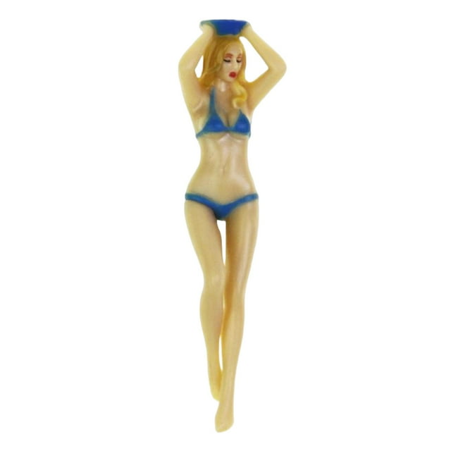 Bikini Mujer Golf Tees, Novedad Golf Tees Golf Tee, Inicio Mujeres azul Zulema Titular de tee de golf