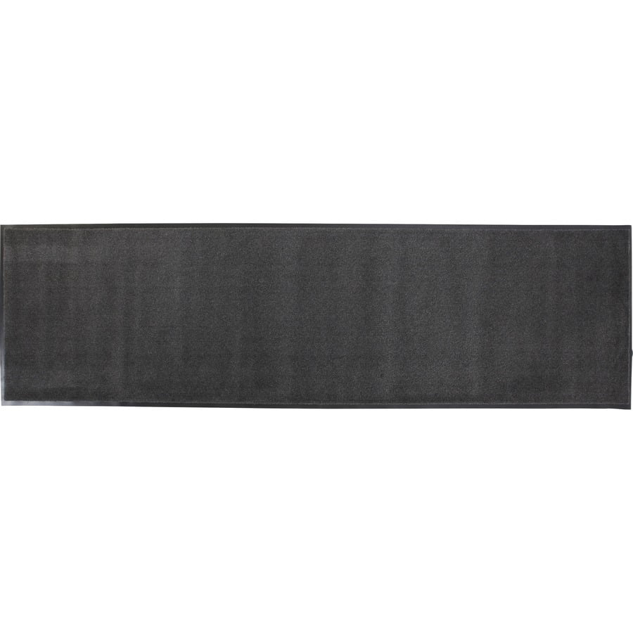 Genuine Joe Silver Series Indoor Entry Mat - Building, Carpet, Hard Floor - 10 Ft Length X 36" Width - Plush -