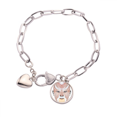 thumbnail image 1 of Pulsera de cadena de corazón Unbranded Mascara de la opera de Pekín Joyería encanto moda, 1 of 3