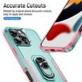 thumbnail image 4 of ELEHOLD Case for iPhone 16 Pro Max, Heavy Duty Shockproof Full Body Case with Built in Metal Ring Holder Kickstand + Screen Protector,H, 4 of 10