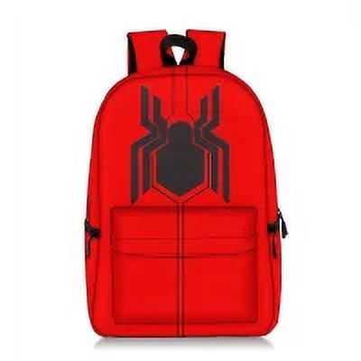 Mochila estilo moda masculina estudiantil con diseño de araña