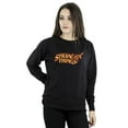 thumbnail image 2 of Netflix Womens Stranger Things Logo Breaking Sweatshirt, 2 of 4