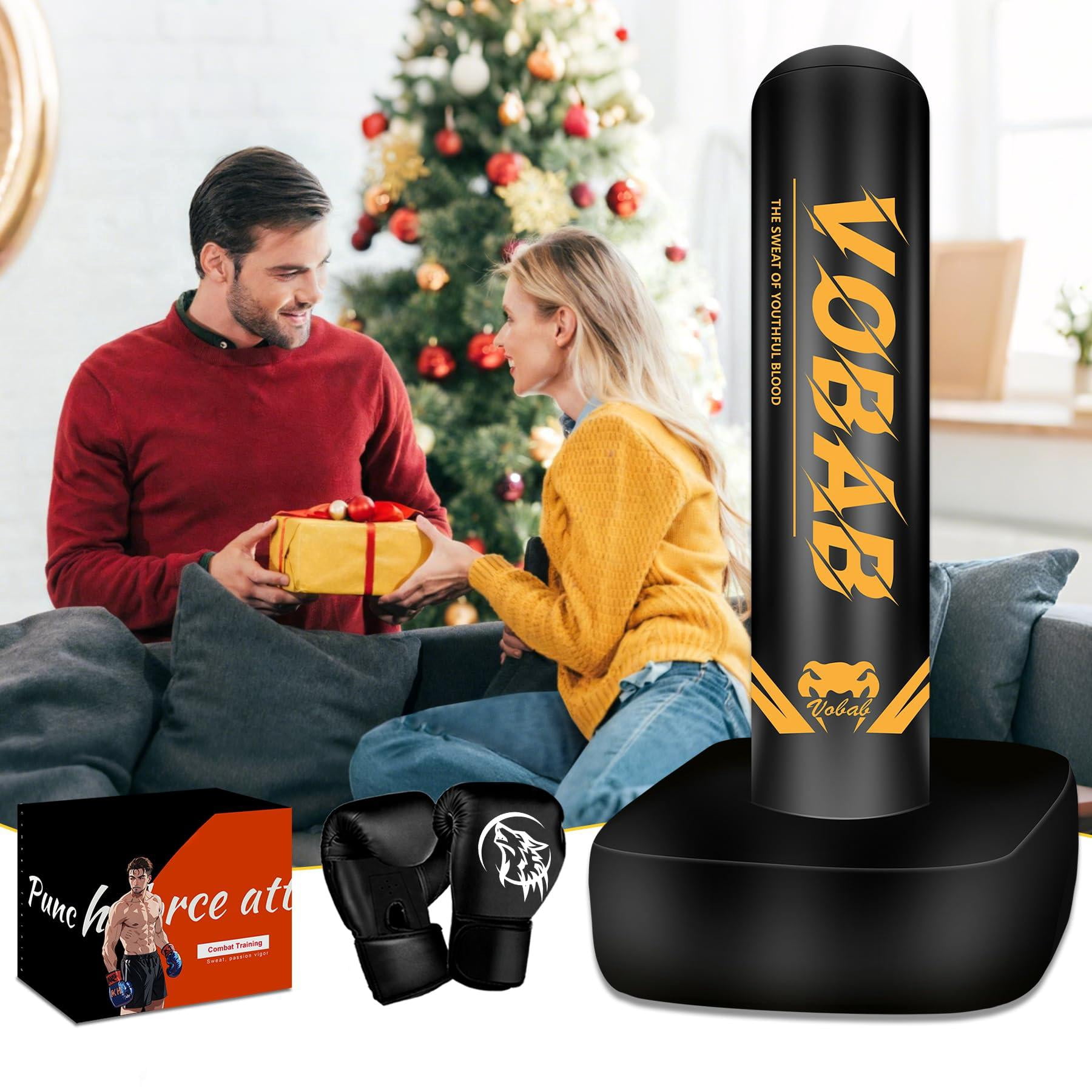 Freestanding Punching Bag With Gloves  70'' Superior Boxing Stand For Adults & Teens No Drill Kickboxing Bags Men Women Beginners Mma Muay Thai Karate Home Fitness