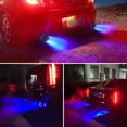 thumbnail image 5 of 2.5'' 63mm Exhaust Tips Muffler Car Exhaust Tail Pipe Modification Luminous Tube With Blue Flame LED light, 5 of 6