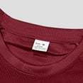 thumbnail image 3 of Mens Shirts Under $10 Men's Round Neck Long Sleeve Stripes T-shirt, Loose Casual Long Sleeved Pullover Sweatshirt, 3 of 8