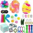 thumbnail image 4 of Honganda Press Silicone Decompression Toys, Stress Relief Toys Kit for Children, 4 of 5