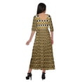 thumbnail image 4 of Moomaya Printed Kurta Long Tunic Tops Women Summer Wear Ladies&nbsp;Kurti For Women, 4 of 5