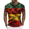 thumbnail image 1 of Tops para hombre, blusas y camisas de manga corta con cuello redondo para hombre Camisa de manga corta estampada para hombre Top/camisa de manga corta con cuello redondo Tops para hombre, 1 of 4
