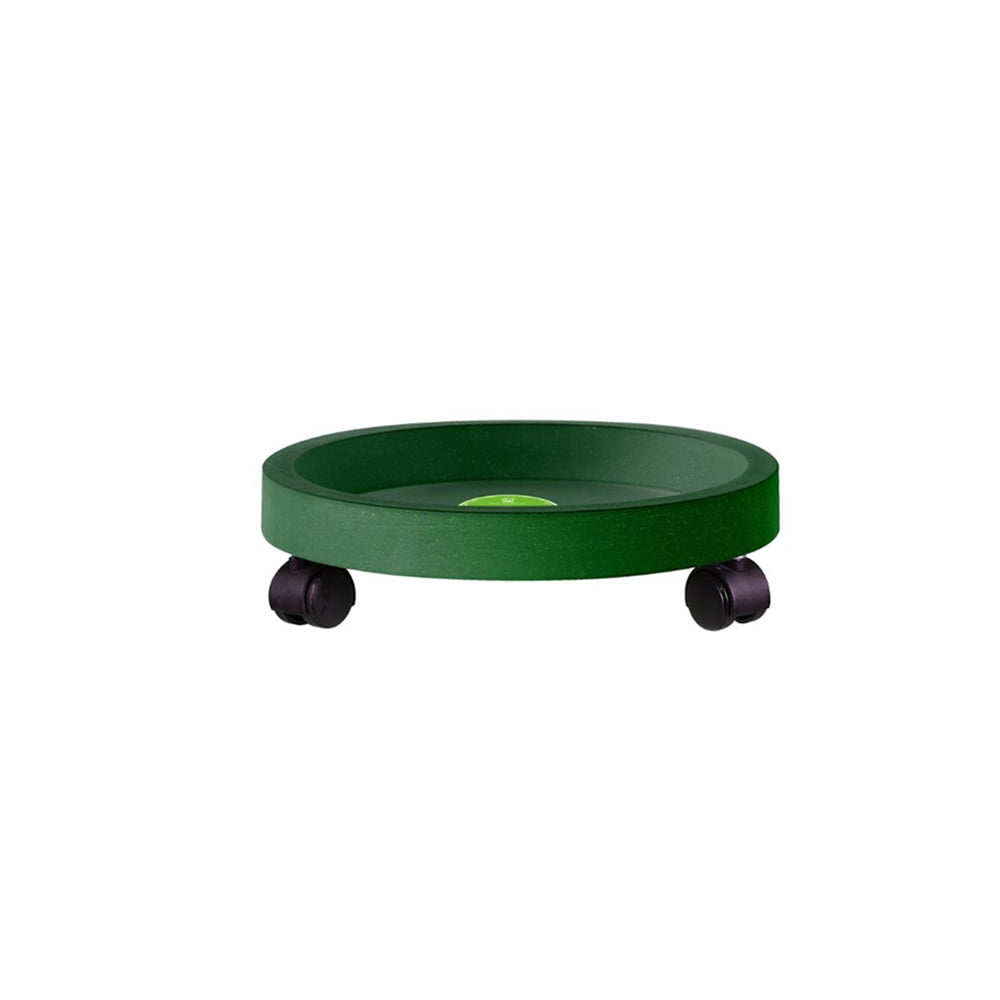 Removable Flower Pot Tray Universal Wheels Round Plastic Tray Flower