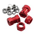 thumbnail image 1 of BELOVING Adaptateur Hexagonal Moyeu Verrouillable Kit de Conversion Léger 12mm pour 1:10 -03 -02 Rouge, 1 of 7