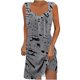 thumbnail image 2 of Puntoco Vestidos Mujer Fancy Women Impreso Elegante Estilo Casual Vestido con Cuello en V con Correa, 2 of 5