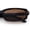 Tortoise - Brown, variant on SA106 Womens Slim Retro Mod Narrow Rectangle Sunglasses Gold-Tone Temple Hinge / Brown Frame - Green Lens