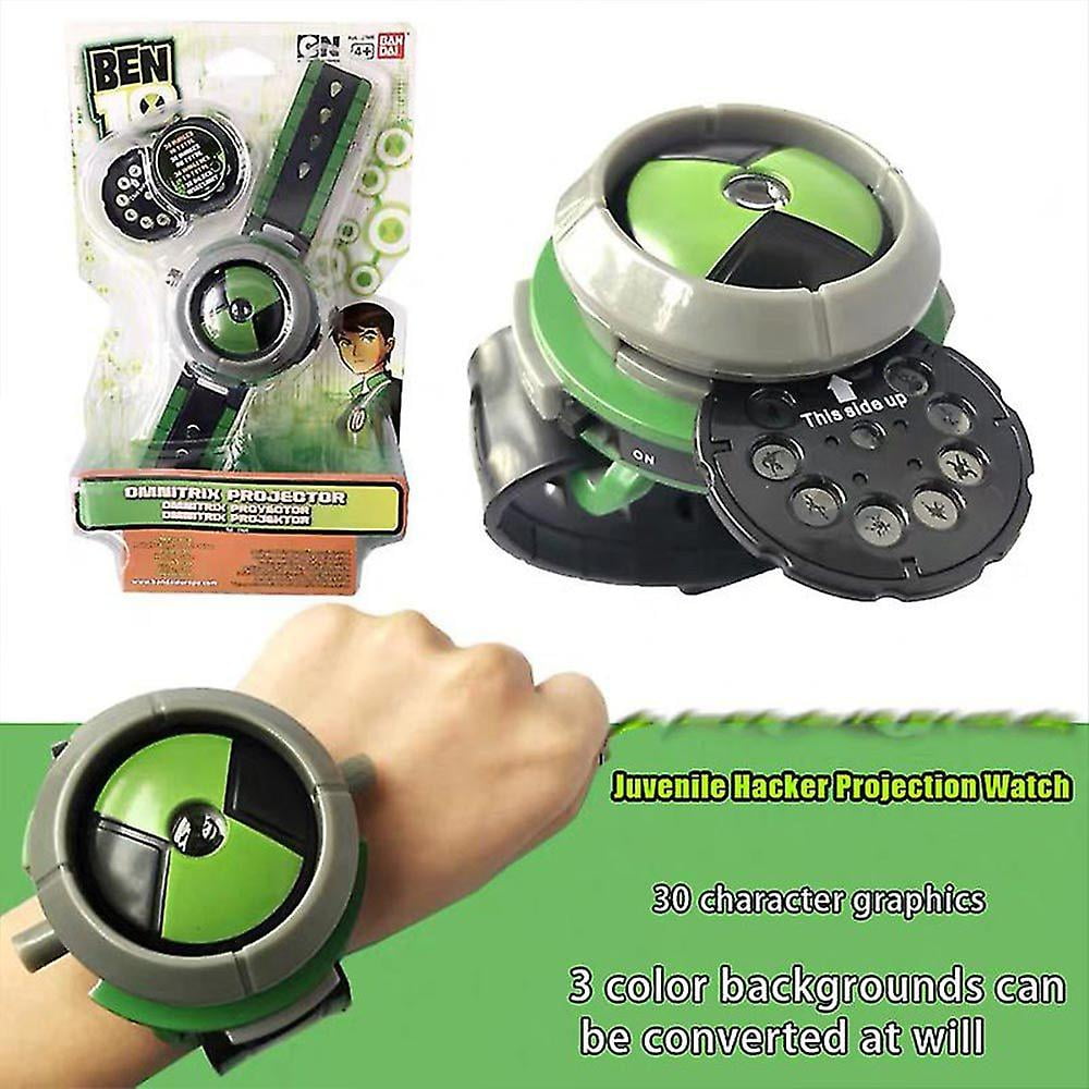 Ben 10 Omnitrix Projector Watch 16 Character Images Wrist Watch Toy For Kids Gift