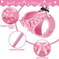 thumbnail image 3 of Puppy Harness and Leash Set for Small Dogs Cats - Soft Mesh Adjustable No Pull Dog Vest Harness with Cute Polka Dot and Bowknot, 3 of 5