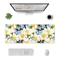 thumbnail image 3 of Disketp Gaming Mouse Pad Bees Collecting Nectar Pattern Large Mouse Mat Long Extended Desk Pad Non-Slip Rubber Mice Pads Stitched Edges Thin Pad (11.8x31.5 Inch), 3 of 9