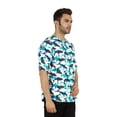 thumbnail image 4 of Inkmeso Printed Casual Short Sleeve T-shirt For Men's Holiday Beach Wear Tee Cotton Jersey Tropical Shirts, 4 of 7