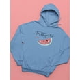 thumbnail image 3 of Buon Ferragosto Fresh Watermelon Hoodie Women -Image by Shutterstock, Female 4X-Large, 3 of 4