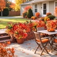 thumbnail image 4 of AcerichFad Fall Flowers Outdoor, 24 Bundles Artificial Autumn Faux Silk Flowers Fake Plants for Outside Indoor Yard Garden Porch Patio Home Decor, 4 of 12