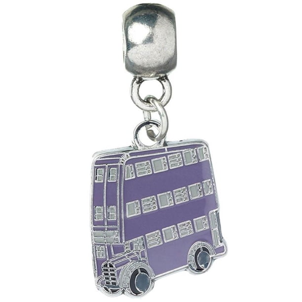 Harry Potter - Amuleto Diseño Autobús Noctámbulo de Plateado (Plateado, Morado)