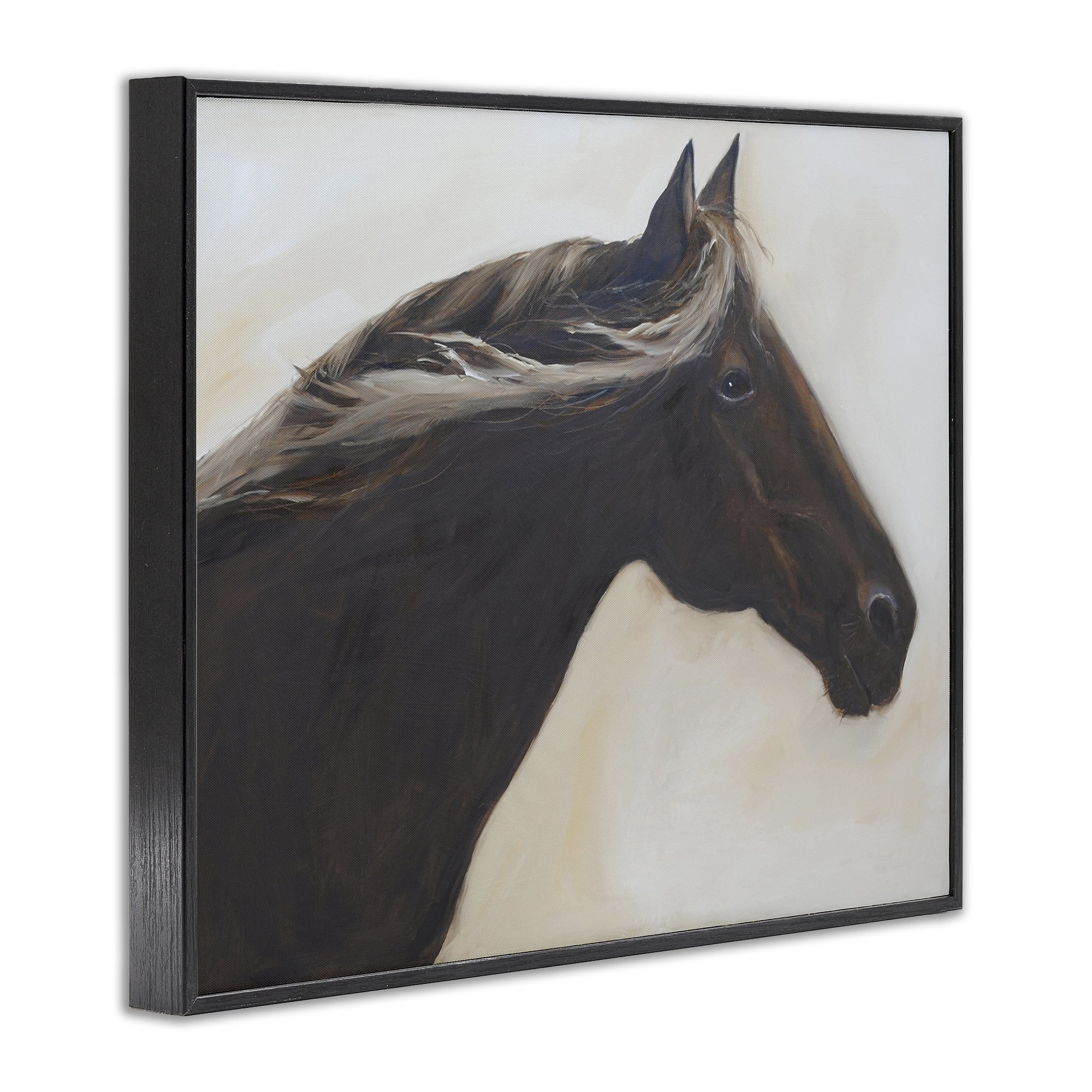 Stupell Industries The Mare In Profile Black Framed Giclee Art, design by Jadei Graphics