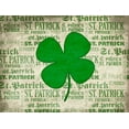 thumbnail image 2 of Grey, Jace 32x25 White Modern Wood Framed Museum Art Print Titled - Clover, 2 of 4