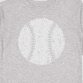 thumbnail image 4 of Inktastic Distressed Baseball in White Boys or Girls Long Sleeve Toddler T-Shirt, 4 of 5