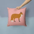 thumbnail image 2 of Animal Art Checkboard Design Fabric Decorative Pillow, 2 of 4