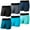 Black / Charcoal / Royal Blue / Navy Blue / Sky Blue / Lake Blue, variant on 6-Pack Men’s Boxer Briefs, Moisture-Wicking Breathable Underwear, S-XXL
