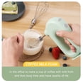 thumbnail image 4 of Matsuzay Batidor de huevos Mezclador eléctrico Gadget de cocina Carga rápida Accesorios para el hogar Agitador de huevos de crema batida ajustable Electrodomésticos Blanco Matsuzay HA082611-03B, 4 of 6