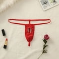 thumbnail image 5 of Bigersell Pregnancy Underwear Clearance Cheeky Panties Women Period Panty Style P-195 Spandex Shaping Panties G String Thongs Ladies Briefs High Waist Women's Panties Red XL, 5 of 8