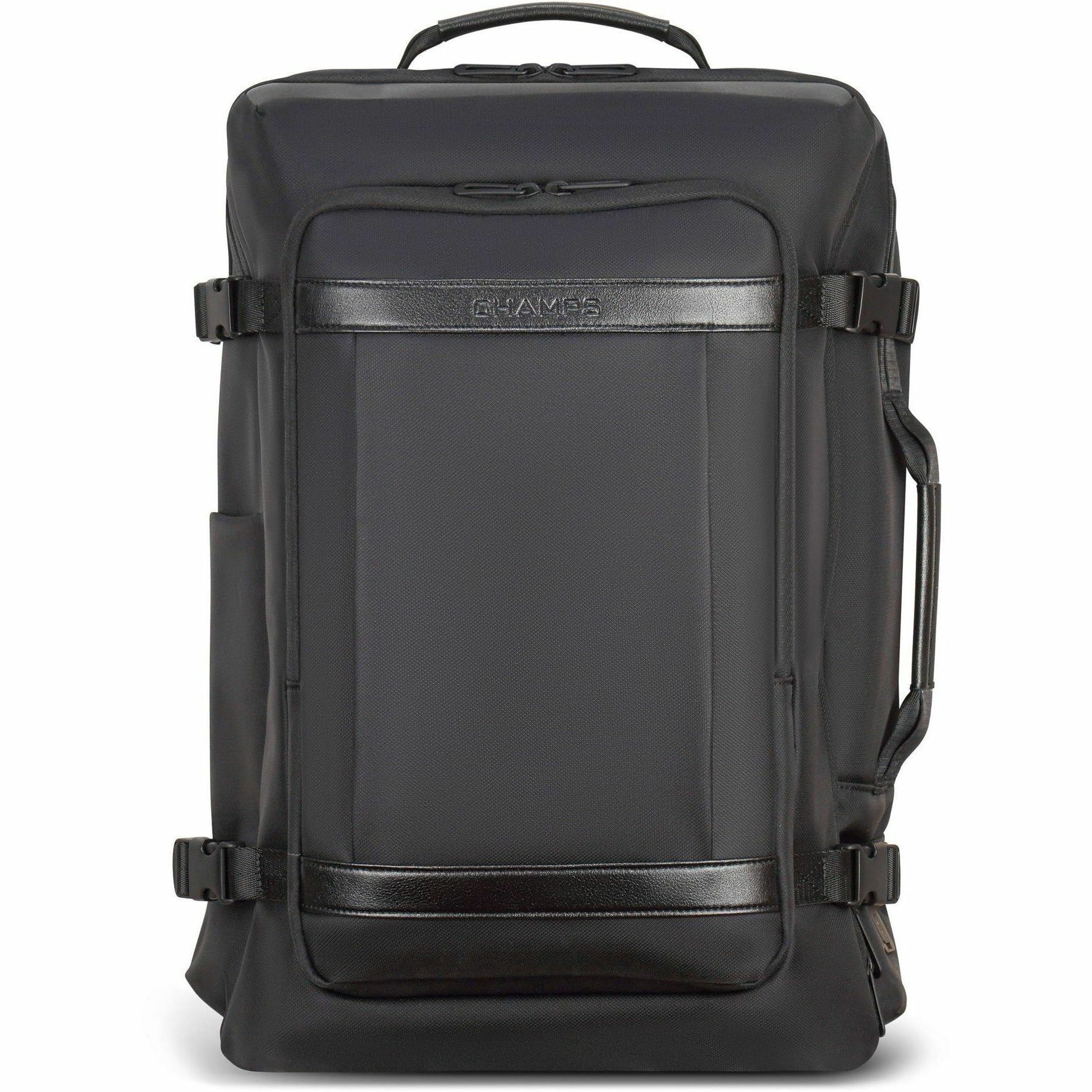 Champs Onyx Carrying Case Rugged (Backpack) for 11" to 17" Travel, Black