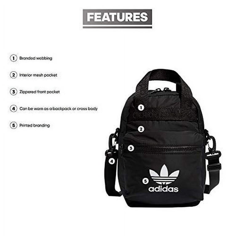 ADIDAS ORIGINALS Mini 2 Ways To Wear Mini Backpack/ Cross Body Bag