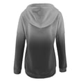 thumbnail image 5 of YWDJ Hoodies for Women Dip Dye with Hooded Neck Long Sleeve Black M, 5 of 5