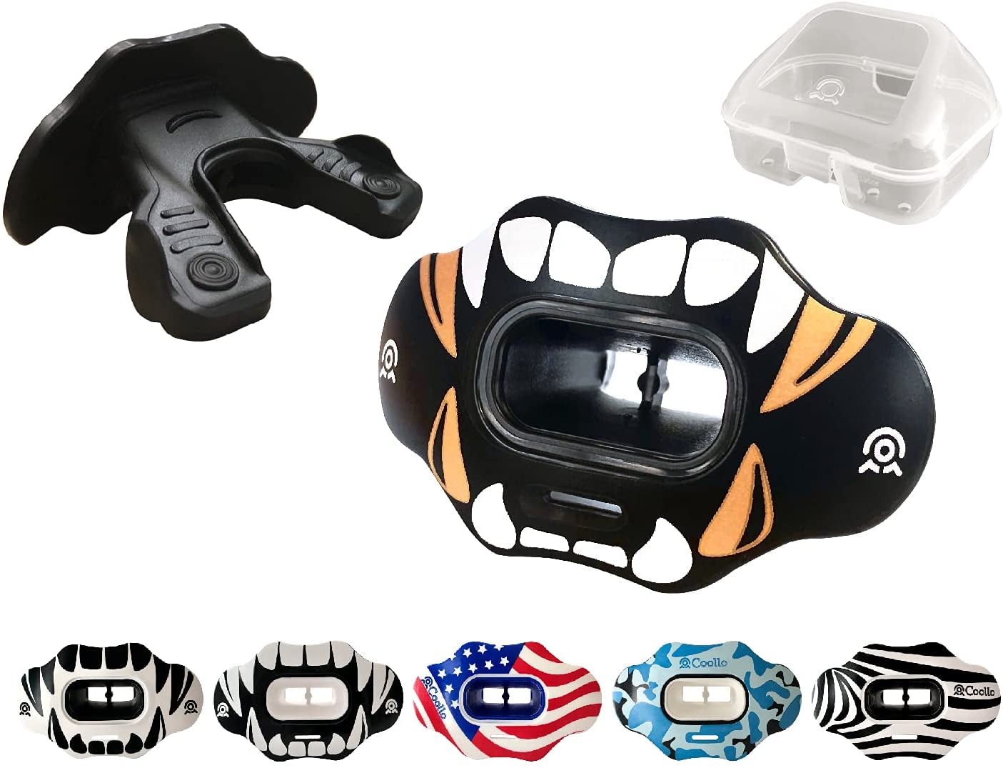 COOLLO Sports Lip Guard Mouthguard MAXX/ Might Football & High Impact