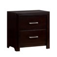 thumbnail image 2 of Furniture of America Barett Bedroom Set, 1 California King Bed, 1 Nightstand, 1 Chest, Espresso and Black, 2 of 4