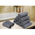 thumbnail image 2 of Living Fashions Washcloths 12 Pack – Size 12” x 12” – Soft & Absorbent Wash clothes (Grey), 2 of 15