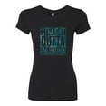 thumbnail image 2 of Straight Outta Philadelphia PHI Fan | Fantasy Football | Womens Sports Slim Fit Junior Tee, Black, Large, 2 of 4