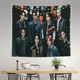 thumbnail image 4 of Stray Kids Wall Tapestry Cartoon Poster Wall Hanging Tapestry for College Dorm Living Room Bedroom Decoration 40x60 Inch, 4 of 7