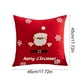 thumbnail image 3 of Decoraciones navideñas, adornos navideños, funda de cojín navideña bordada de algodón de 45x45 cm para decoración invernal de camas, sofás, cojines y coches. Ilumina el ambiente festivo. Funda de cojí, 3 of 5