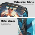 thumbnail image 4 of Bear Hard Drive Case Travel Bag Cord Charger Organizer for Purse - Waterproof Oxford Cloth Digital Electronics Storage Protection - 5.9x9.44x3.14 in, 4 of 6