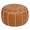 Brown, variant on Unstuffed Moroccan Storage Pouf Foot Stool Ottoman Seat Handmade Faux Leather Bean Bag Floor Chair Foot Rest for Living Room, Bedroom or Balcony (Light Brown)