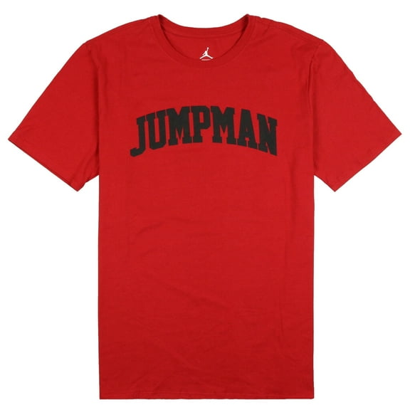Jordan Men's JSW Jumpman Wordmark T-Shirt Small Gym Red Black