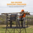 thumbnail image 5 of Muddy Quad Pod Deluxe 12' Steel Hunting Stand with Ladder, Steel Frame, Camo, 5 of 8