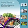 thumbnail image 2 of MOPHOTO Adult Tricycles 3 Wheel 7 Speed Trikes with Large Basket for Outdoor Cycling Shopping, Exercise Men Women's Cruiser Bike (Rose-Purple, 20/24/26 inch), 2 of 9