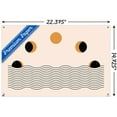 thumbnail image 3 of Abstract Moon Phases Wall Poster with Pushpins, 14.725" x 22.375", 3 of 3