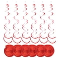 thumbnail image 1 of Toystoory 6 pack/lote colgante en ingredientes seguros artesanía exquisita DIY guirnalda colgante decorativa inodoro Kits de decoración para fiestas Rojo, 1 of 6