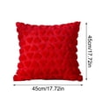 thumbnail image 2 of Xihbxyly Fundas de Almohada para San Valentín, Diseño de Corazón, Poliéster de Alta Calidad, Cómodas y Lavables a Máquina, Perfectas para Sofá, Cama y Oficina, Juego de 2, Tamaño 45,7 X 45,7 Cm., 2 of 6