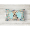 thumbnail image 2 of Carolines Treasures CK3405PW1216 Airedale Terrier Canvas Fabric Decorative Pillow 12H x16W multicolor, 2 of 4